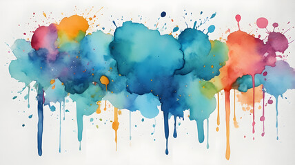 Fototapeta premium watercolor background
