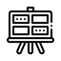 storyboard line icon