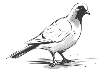 Obraz premium dove made by midjourney
