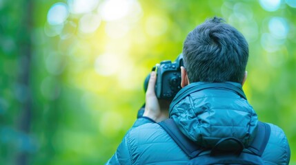 Woman with Rainy Day Black Camera