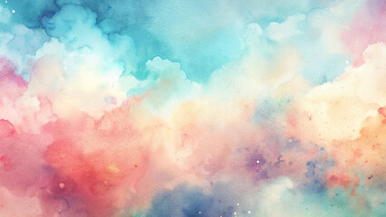 Watercolour Texture Background , Abstract Art Paint Gradient Design