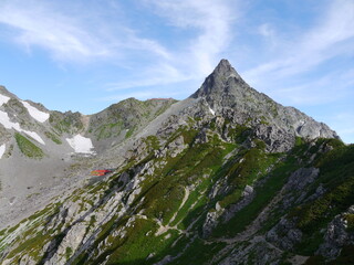 北アルプスの名峰「槍ヶ岳」