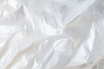 Obraz premium Processed collage of transparent cellophane plastic foil texture. Background for banner, backdrop