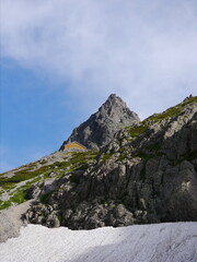 北アルプスの名峰「槍ヶ岳」