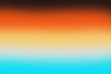 Obraz premium Dark grainy color gradient background, purple black orange yellow white blue colors banner poster cover abstract design.