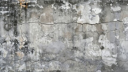 Obraz premium Cracked and Weathered Concrete Wall Texture.