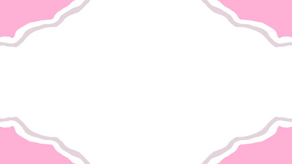 Torn pink paper frame background