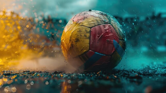 Still life of colombia national soccer team. - Powered by Adobe