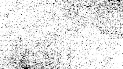 Grunge scratches dirty texture vector background overlay. Grunge black and white distress texture.