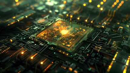 circuit board with light data