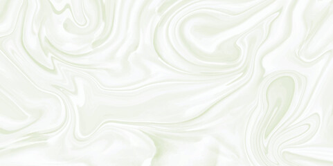 Obraz premium Monochrome marble vector texture. Abstract liquid wavy background. The background is white and light green, marble with a pattern of strips and patterns.