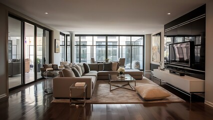 Modern living room interior