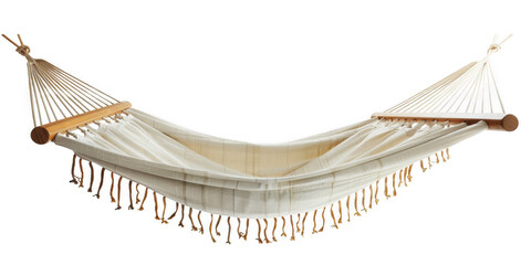 Hammock with Wooden Spreader Bars