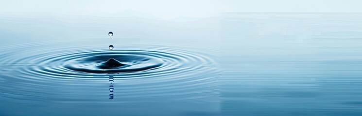 Water Drop Impact and Ripple Effect