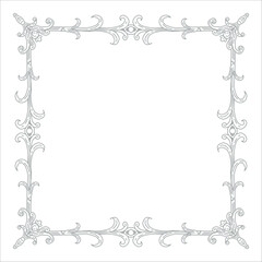 border ornament, hand drawn, vintage