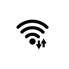 wi fi symbol connecting area simple icon