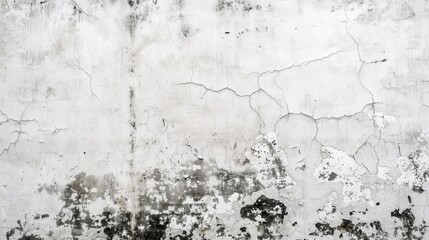 Obraz premium Aged white wall with concrete texture and space for text