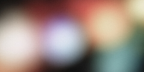Colorful grainy gradient background with a smooth texture and a light leak