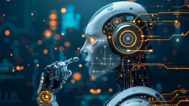 An AI-driven automation initiative for process optimization and efficiency gains, showcasing AI-powered digital transformation in a data-driven and intelligent style