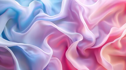 Fototapeta premium Abstract pink and blue fabric background.