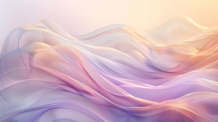 Obraz premium Abstract Pastel Waves Background.