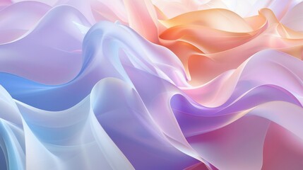 Obraz premium Abstract Pastel Swirls.