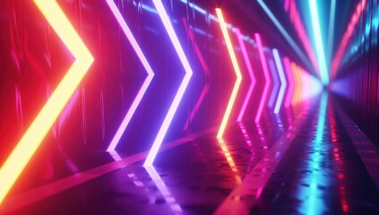 Neon Lights Pathway
