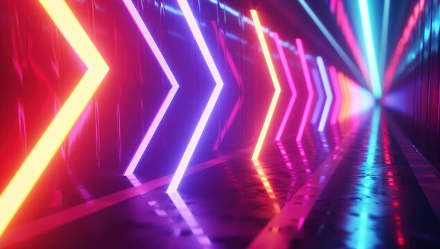 Neon Lights Pathway