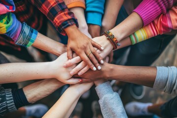 Obraz premium Advocating for Equal Rights, Promoting Positive Change and Inclusivity