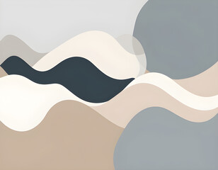 Fototapeta premium minimalist Minimal abstract Scandi style Creativity art design background 