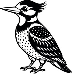 Woodpecker silhouette