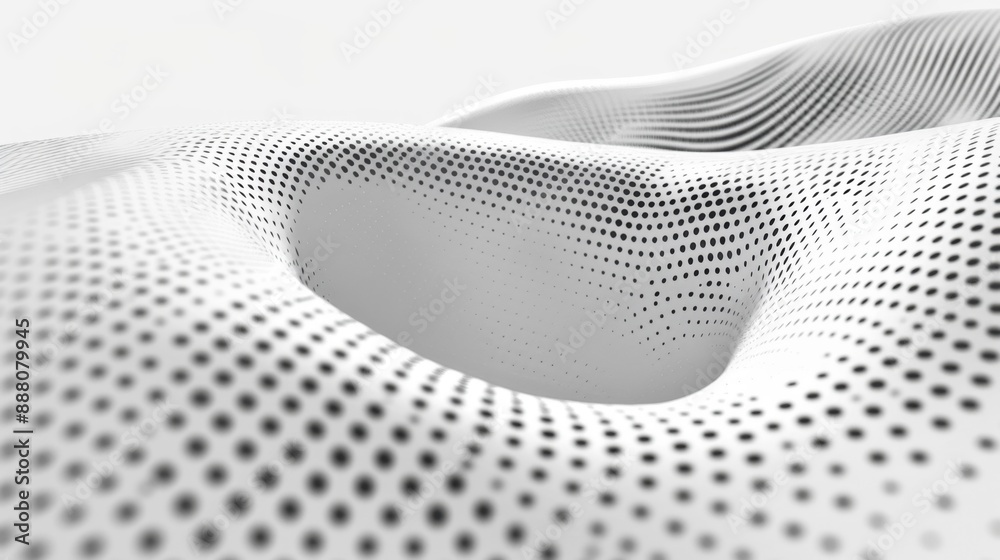 Poster abstract geometric round shape background concept in white and gray colors. modern and simple radial