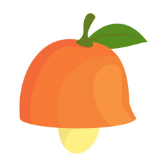 illustration of ripe and cut mango fruit