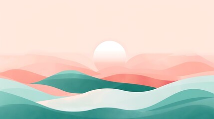 abstract wallpaper with landscape background with pastel color