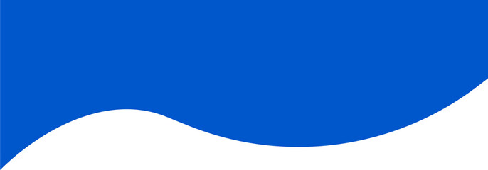 Header shape for website and border for banner. Abstract design element for template. Curve divider for bottom section and separator. Simple graphic form for background of presentation.