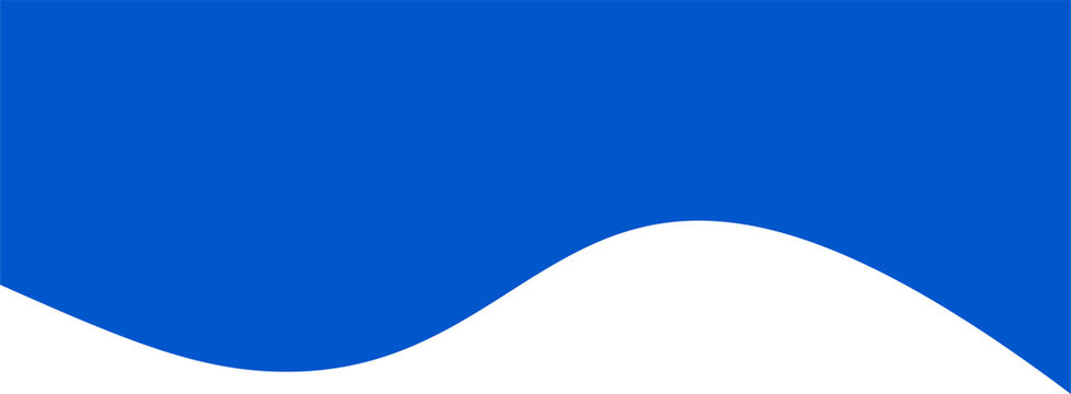 Header shape for website and border for banner. Abstract design element for template. Curve divider for bottom section and separator. Simple graphic form for background of presentation.