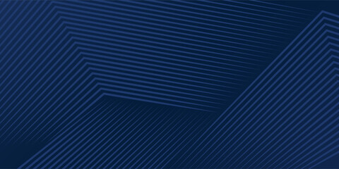 Dark blue background. Modern line stripes curve abstract presentation background. Luxury paper cut background. Abstract decoration Vector illustration