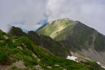 Fototapeta premium High mountains landscape in the summer