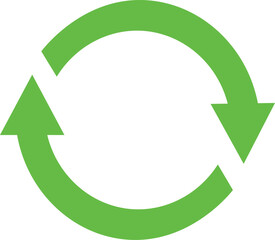 Recycle Icon Vector Illustration Simple