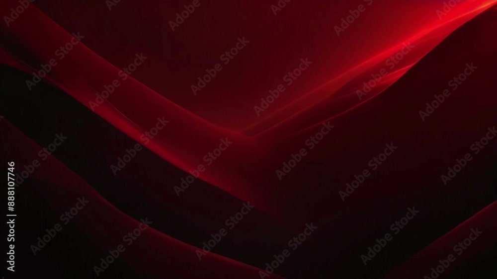 Wall mural a gradient from dark red to a deeper crimson with a metallic shine effect that moves across the scre