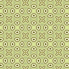 Forest light moss green Ivory color Mandala Flower ornament banner Textured background. Ornate illustration.