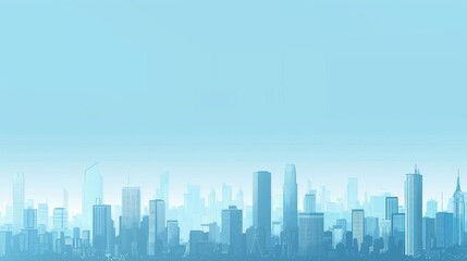 Fototapeta premium Abstract Vector Illustration, Futuristic blue Urban city Landscape with Advanced Smart City Technology, Graphic Resources, Wallpapers, Brochure, Websites, banner design, Advertising, web, background 