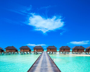 Maldives sea. beach and tropical sea.