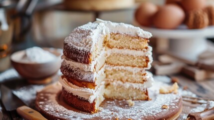 cake with chocolate