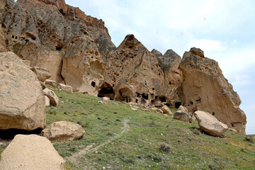 Selime Cathedral rock-cut religious buildings, Turkey