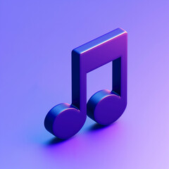 Purple susic notes icon