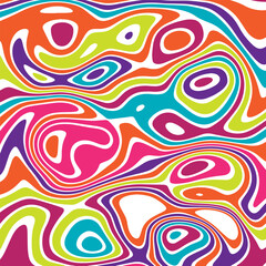 ABSTRACT ILLUSTRATION MARBLED TEXTURE LIQUIFY PSYCHEDELIC PASTEL COLORFUL DESIGN. OPTICAL ILLUSION BACKGROUND VECTOR DESIGN