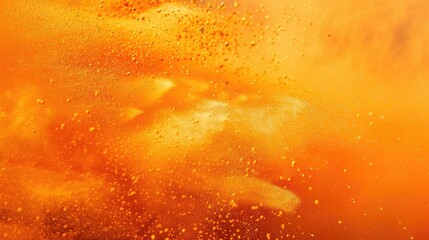 Obraz premium Colorful Celebration, Orange Holi Paint Color Powder Illustration, Showcasing the Bright and Bold Hues of the Festival of Colors