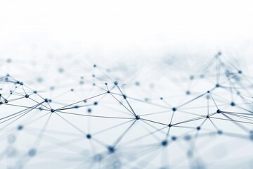 White background with interconnected network of lines