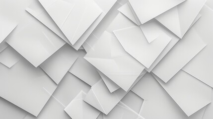 Obraz premium Abstract White Geometric Pattern